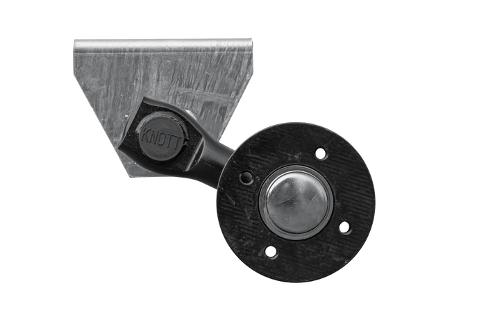KNOTT VG7-L ungebremste Achse für Anhänger 750kg 1125mm 1615mm 4x100