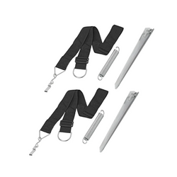 Set aus zwei ProPlus 361722 Sturmbändern für Thule Omnistor 3m Markisen