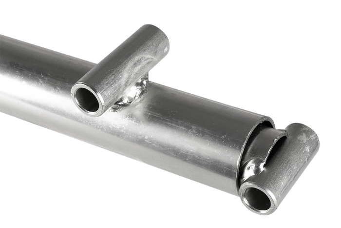 UNITRAILER Kurbelheber zum Kippen und Entladen eines 1000 kg schweren Autotransportanhängers (500–865 mm)