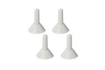 Set mit vier ProPlus 366475S Regenkappen für Zeltstangen
