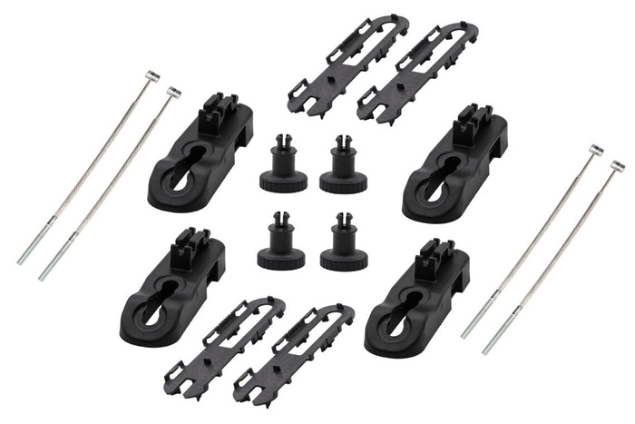 Inter Pack Stella 480 silberne Kevlar-Dachbox (Flexi Fit G2)