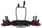 Inter Pack Velox 2 LED - faltbarer Anhängerkupplungs-Fahrradträger für 2 Fahrräder mit LED-Beleuchtung (schwarz)