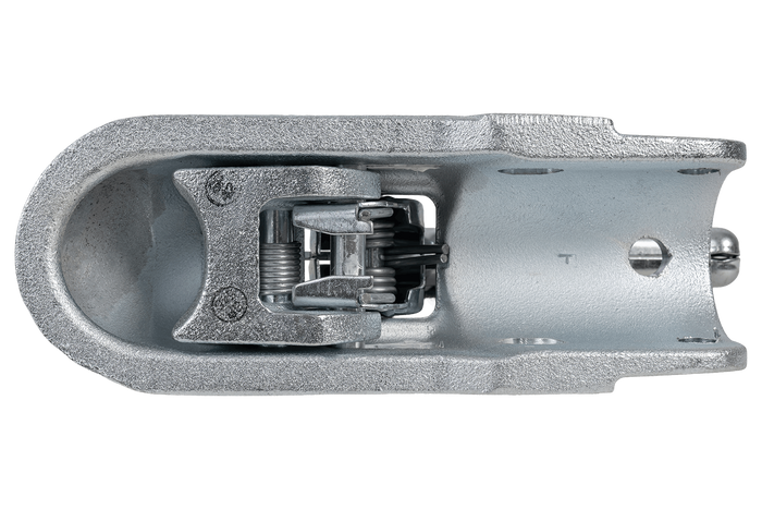 WINTERHOFF WW 30-K+Z Kugelkupplung für einen 3000 kg Anhänger mit 35-51 mm Rohrzugstange, Gusseisen