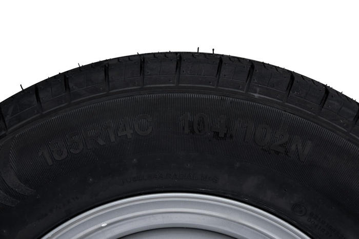 Verstärktes Rad für Anhänger KENDA TIRE 185/80 R14C 104/102N STARCO RIM 5.5Jx14"H2 5x112 ET:30