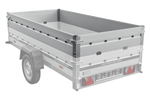 BIS-Aluminiumseitenwände für die Anhänger UNITRAILER GARDEN 264 KIPP ALU und 264/2 KIPP ALU