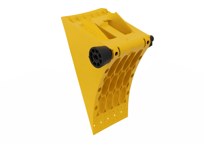 Hemmschuh, Unterlegkeil, Bremskeil LOKHEN H: 193 mm G46 / Set mit Halter