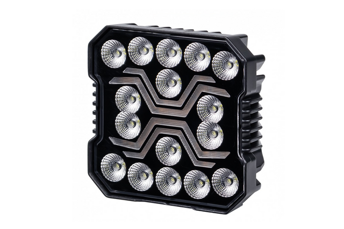 LED-Arbeitsscheinwerfer-Reflektor KAMAR X-SPIDER L0194 16xLED 4200lm