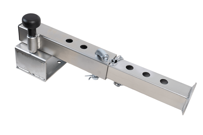 UNITRAILER JL1 ausziehbare Kurbelstütze für 1500 kg Pritschenanhänger 346-576 mm