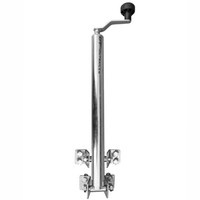 UNITRAILER Kurbelheber mit Griffen zum Kippen und Entladen eines 1000 kg schweren Autotransportanhängers (500–865 mm)