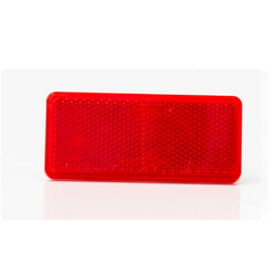 Rechteckiger Reflektor rot FRISTOM DOB-035C 90x40mm Reflektorleuchte