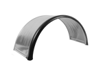 Doppelkotflügel für Anhänger 15-16" DOMAR DK7120 Radlauf 880/400 mm Metall mit Gummikante