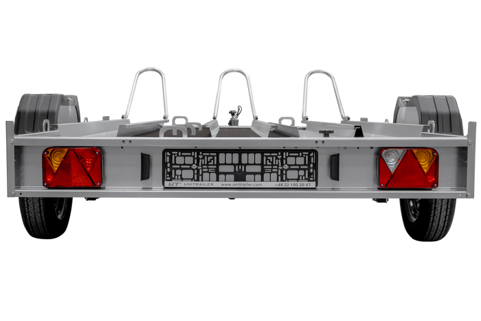 Motorradanhänger 220x155 UNITRAILER MOTO 3 Feder