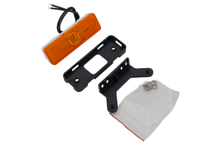 WAŚ W254 2033 LED-Positionsleuchte, orange, universell, mit Halterung