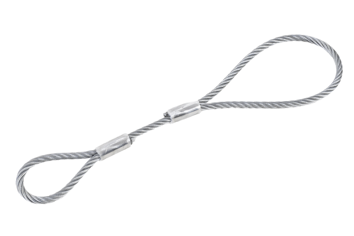 EFMETAL Sicherungsseil für ungebremste Anhänger 250mm 250kg