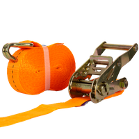 UNITRAILER 8 m/25 mm/1 t oranges Transportband mit Spanner