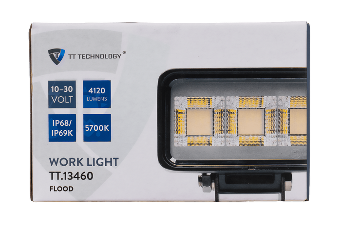 LED-Arbeitsscheinwerferreflektor TT TECHNOLOGY TT.13460 60xLED 4120lm rechteckig