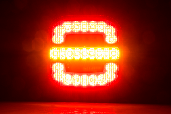 HORPOL ROCA LZD2800 LED Rücklicht 3 Funktionen universal