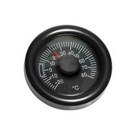 Internes analoges Thermometer LAMPA 72710, selbstklebend, Durchmesser 48 mm