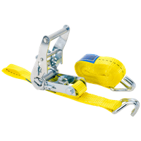 UNITRAILER 4 m/25 mm/1 t gelbes Transportband mit Spanner