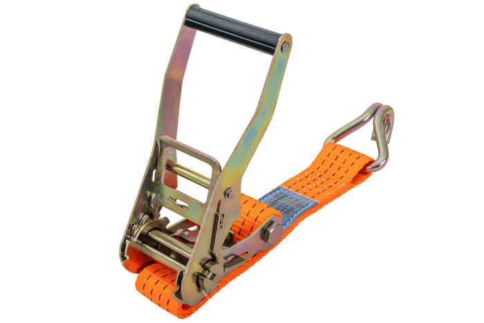 3-Punkt-Transportgurt mit Spannvorrichtung für UNITRAILER-Anhänger 3 m/50 mm/4 t orange