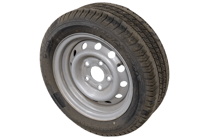 OUTLET Verstärktes Rad für Anhänger LINGLONG REIFEN 195/50 R13C 104/101N UNITRAILER FELGE 5.5Jx13"H2 5x112 ET:30