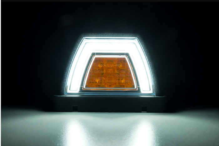 HORPOL LZD 3088 LED-Frontleuchte mit 2 Funktionen, universell