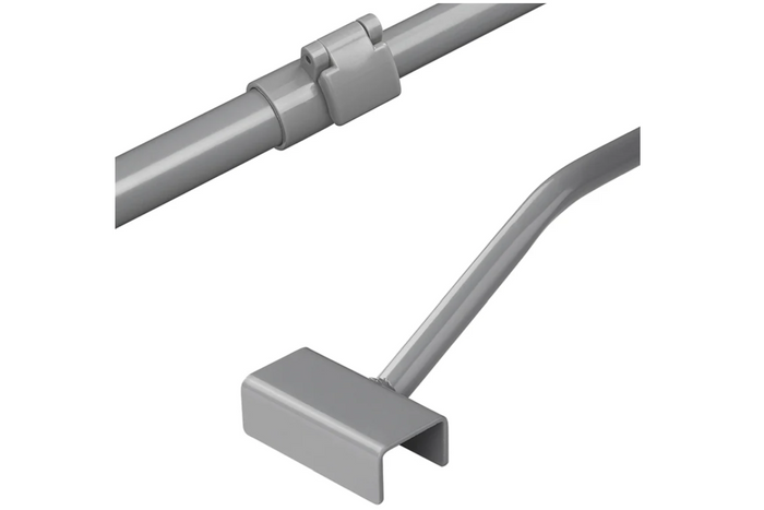 Flache Planenhalterung für ProPlus-Anhänger 340918V01, verstellbar 152–220 cm