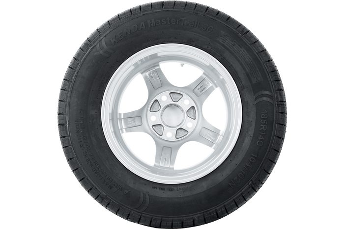 Verstärktes Anhängerrad KENDA TIRE 185/80 R14C 104/102N ALU FELGE STARCO 5.5Jx14"H2 5x112 ET:30