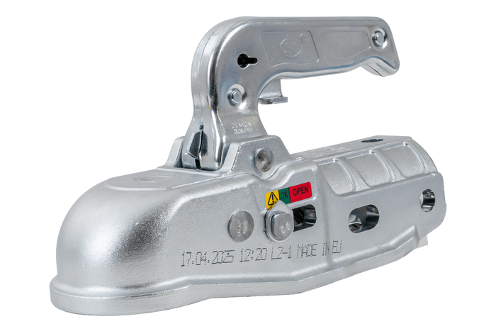 STEELPRESS BC-3000C-00-00+Z2 Kugelkopfkupplung für 3000kg Anhänger mit 35-50mm Rohrdeichsel, Gusseisen