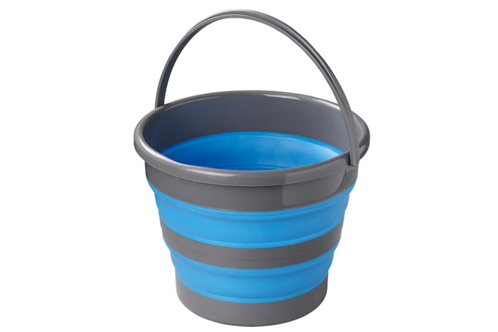 ProPlus 370307V01 faltbarer Reiseeimer aus Silikon, 15 l