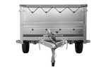 Einachsanhänger auf Federn 264x125 UNITRAILER GARDEN 264/R KIPP mit BIS-Seiten, H-0-Rahmen und grauer Plane