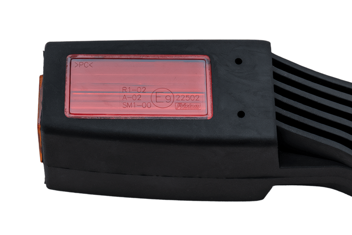 FRISTOM FT-145 LED Umrissleuchte, links, auf einem Gummiarm