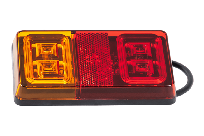 TT TECHNOLOGY TT.12029 LED Rückleuchte, 4 Funktionen, universal