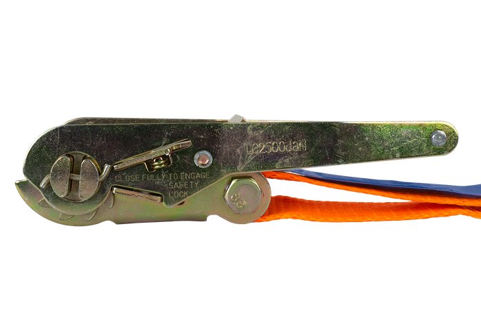 UNITRAILER 12 m/50 mm/5 t oranges Transportband mit Spanner