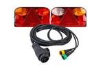FRISTOM FT-088 Rücklichter + MANTES 4m 13PIN Kabelbaum