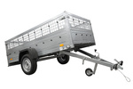 Trailer Anhänger GARDEN TRAILER 264 KIPP mit Gitteraufsatz und Stützrad