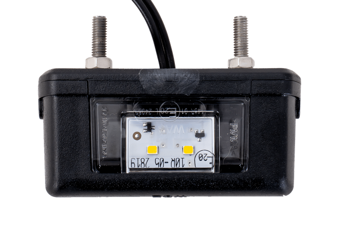 WAŚ W52 LED Kennzeichenleuchte mit 0,2m Kabel