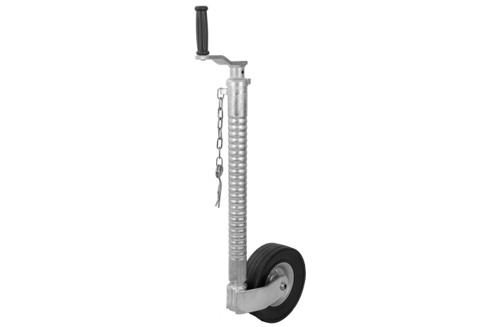 KNOTT TK48 Stützrad, Wellrohr, 300 kg, 48 mm, 700–940 mm