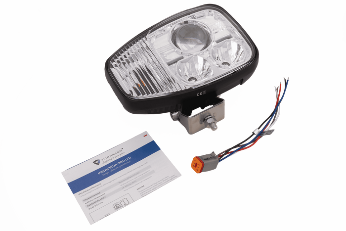 TT Technology TT.16610-P LED Frontleuchte 3 Funktionen 21xLED 4450lm rechts für JCB/Cat/Manitou/Volvo/Terex