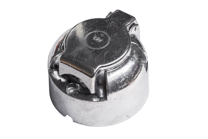 7-polige UNITRAILER-Steckdose für Anhängerkupplung, Metall