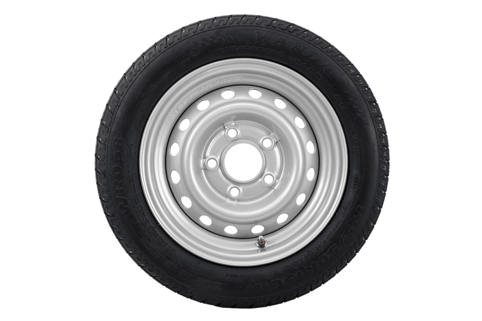 Verstärktes Rad für Anhänger REIFEN WANDA 195/50 R13C 104/101N FELGE TRAILER TOP 5.5Jx13"H2 5x112 ET:30