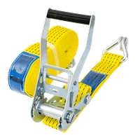 UNITRAILER 8 m/50 mm/5 t gelbes Transportband mit Spanner