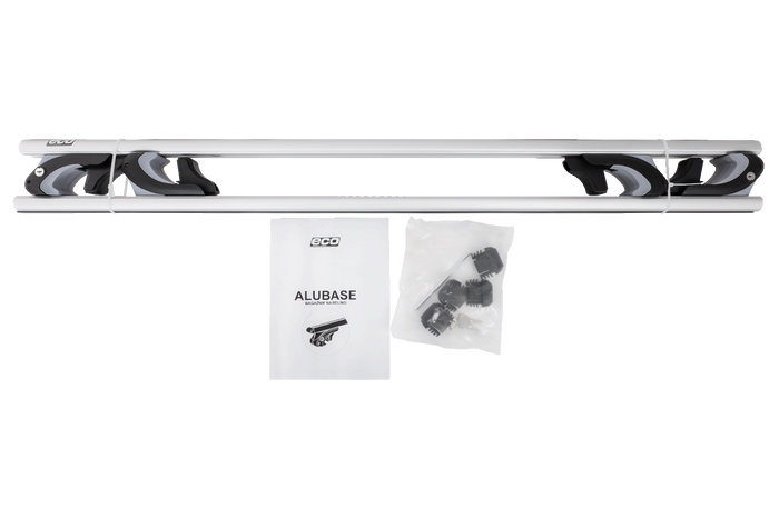 Eco Alubase 150 - universeller Aluminium-Dachträger für Reling
