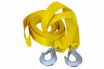 Abschleppseil mit Haken UNITRAILER Abschleppgurt 5m/50mm/4t gelb