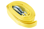 Abschleppseil mit Haken UNITRAILER Abschleppgurt 4,5m/50mm/5t gelb