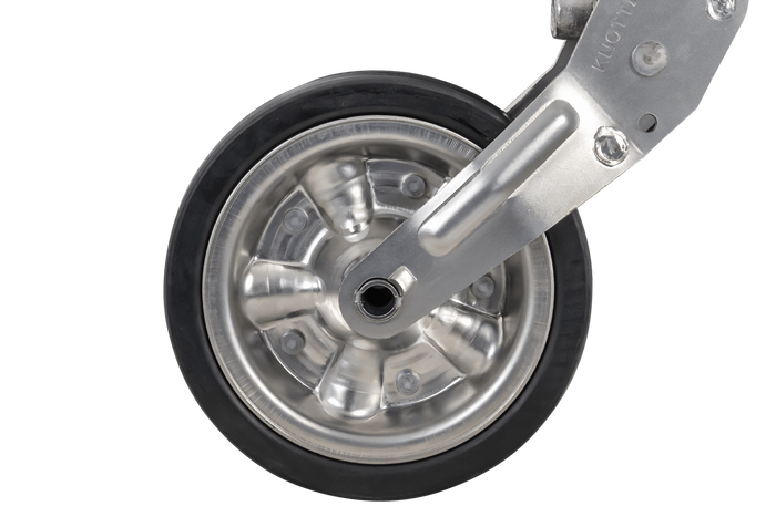 KNOTT ATK60 verstärktes Stützrad mit Griff 350 kg 60 mm 785–1020 mm