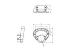 KNOTT 414005.001 Manövriergriff für 60-mm-Stützrad