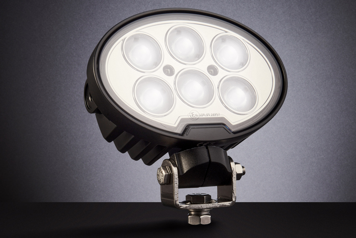 LED-Arbeitsscheinwerfer-Reflektor TT TECHNOLOGY SCHWARZ TT.13359F 6xLED 4800lm oval
