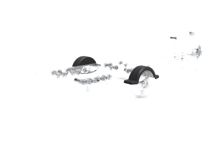 Kotflügel für Bootsanhänger 13" DOMAR D20422 Radlauf 950/240 mm