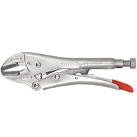 YATO YT-2453 kurze Feststellzange, gerade Backen, 250 mm